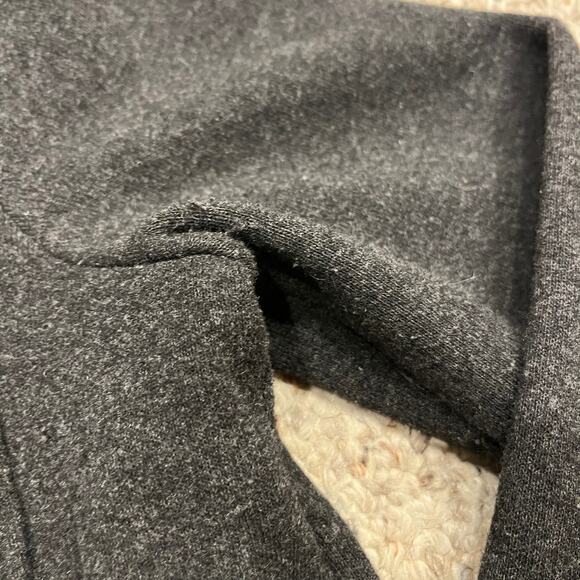 J Crew Wool Blend Shirt Jacket Sz M Gray Preppy Shacket Old Money Gold Button - Picture 7 of 9